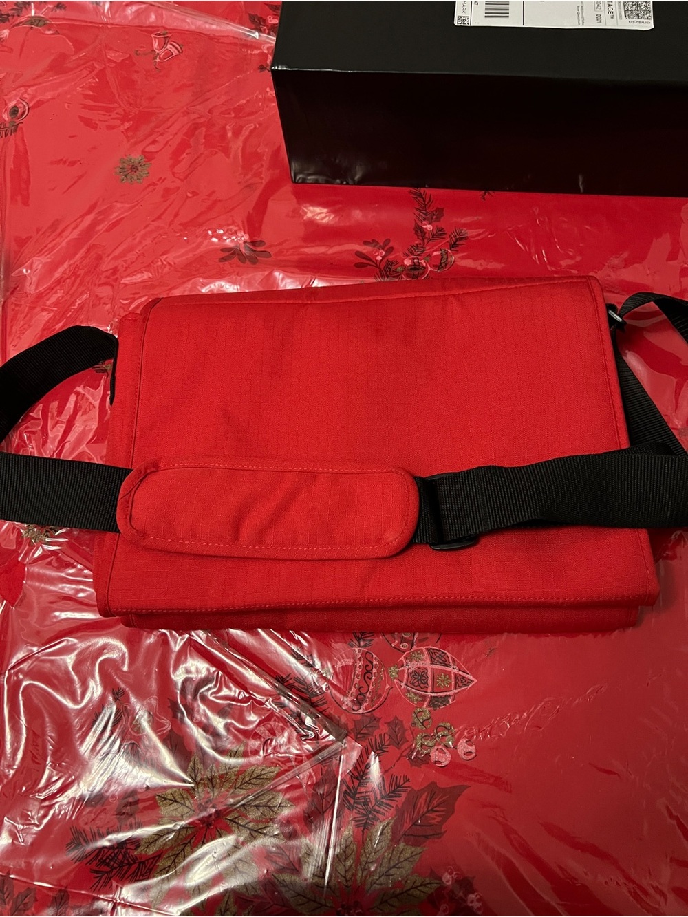 Vintage Ikea 1999 Messenger Bag Red Shoulder Bag Laptop Travel/Work - Picture 12 of 15